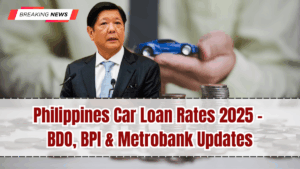 Philippines Car Loan Rates 2025 – BDO, BPI & Metrobank Updates