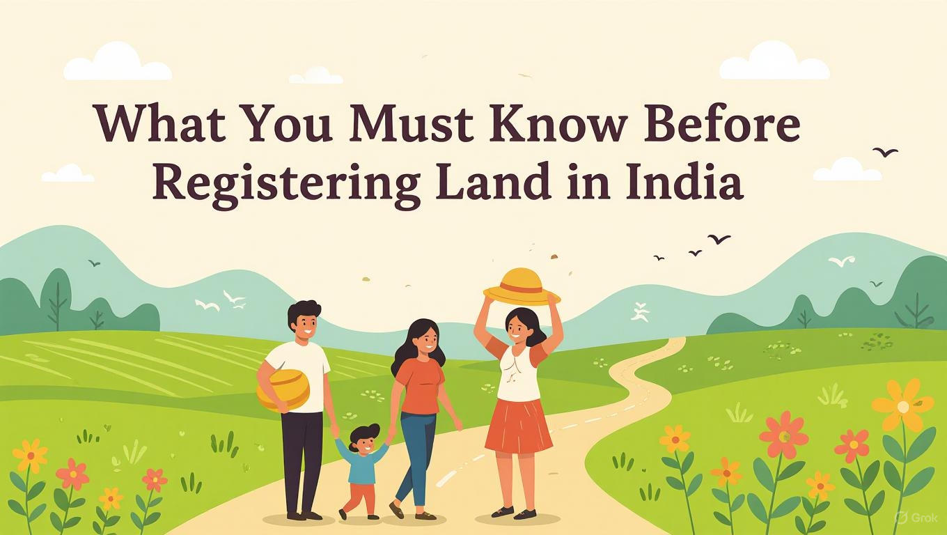 What You Must Know Before Registering Land in India