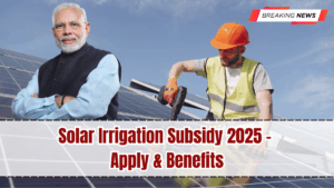 Solar Irrigation Subsidy 2025 – Apply & Benefits